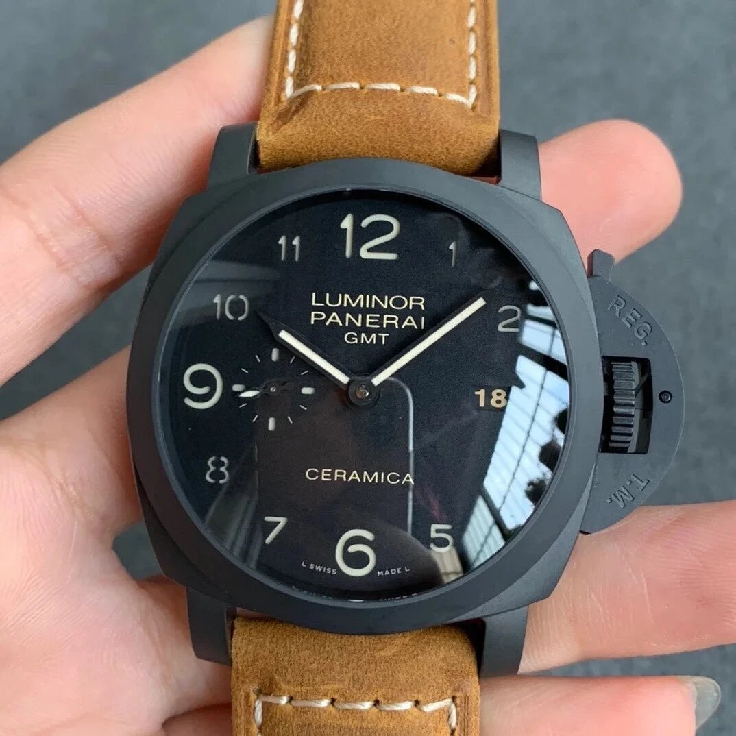 爆款推荐VS厂最强沛纳海PAM00441陶瓷壳机械 沛纳海964复刻手表