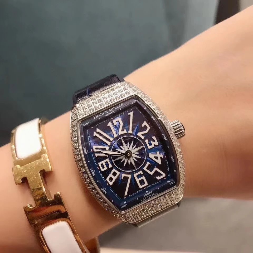 最新品ABF女装法兰克蓝游艇 高仿法兰克穆勒手表哪里可以买到