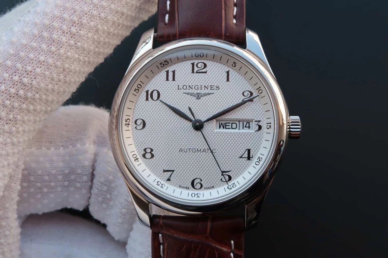 MKS厂浪琴名匠L2.755.4.78.6双日历原装壳机芯 仿浪琴名匠手表在哪里购买更好
