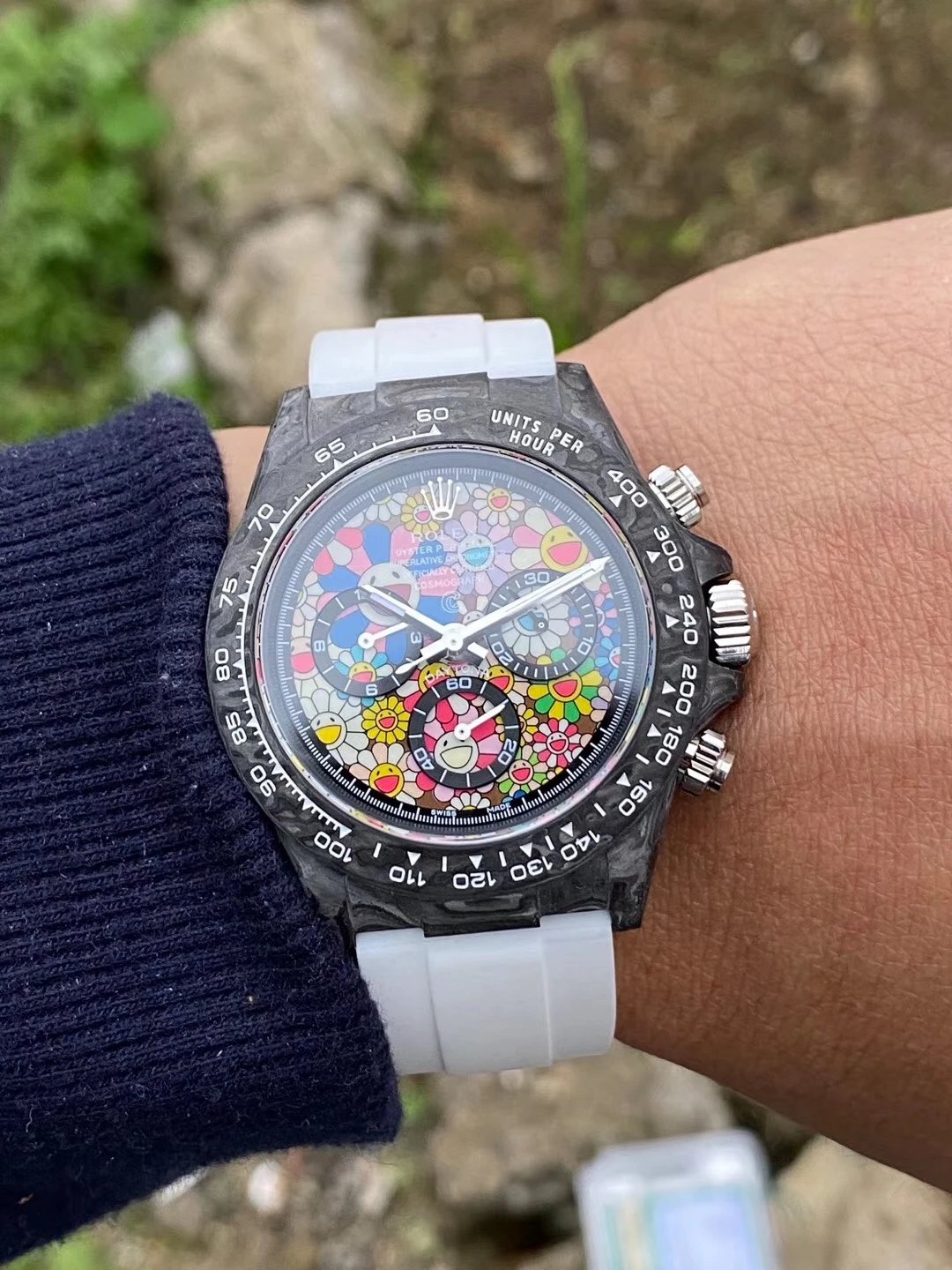 WWF厂劳力士宇宙计时迪通拿系列自动 高仿劳力士金绿迪通拿手表