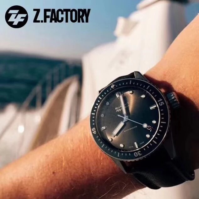 ZF厂宝珀五十Bathyscaphe采用精准稳定宝珀自产Cal.1315300m 宝珀五十 高仿的老式手表
