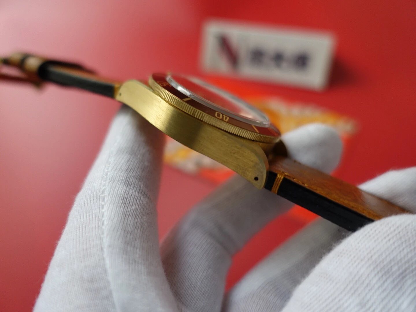 帝陀小铜花V2终极版原版机械男表1：1开模，材质同步正品沿用铝青铜，这是仿表行业第一只铝青铜手表