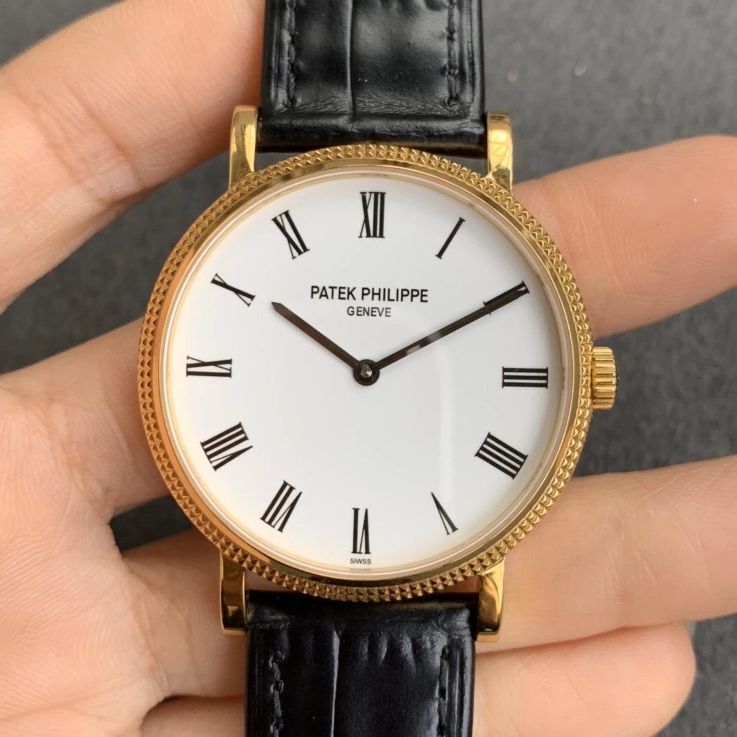TW厂手表百达翡丽古典表系列51201J001黄金自动机械珍珠陀18k金 百达翡丽古典哪个厂复刻的最好