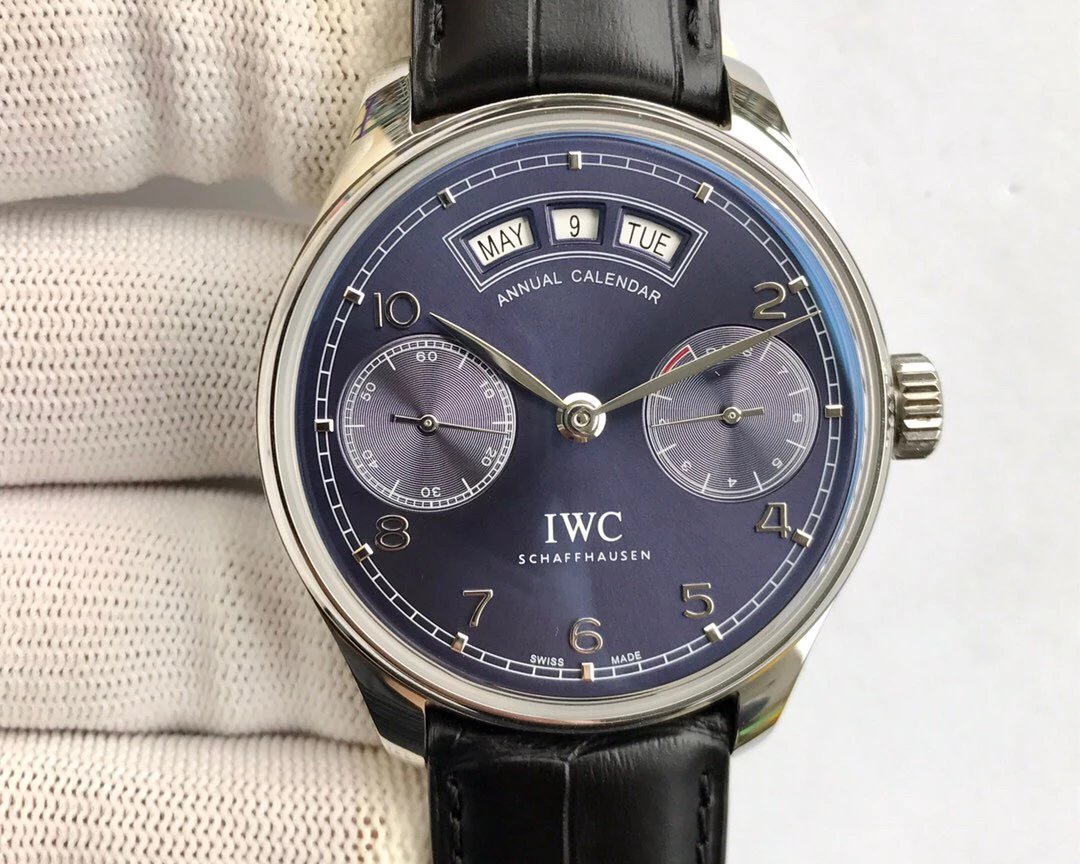 万国IWC葡萄牙万年历腕表系列机械男表IW503502白 万国葡萄牙计时腕复刻价格