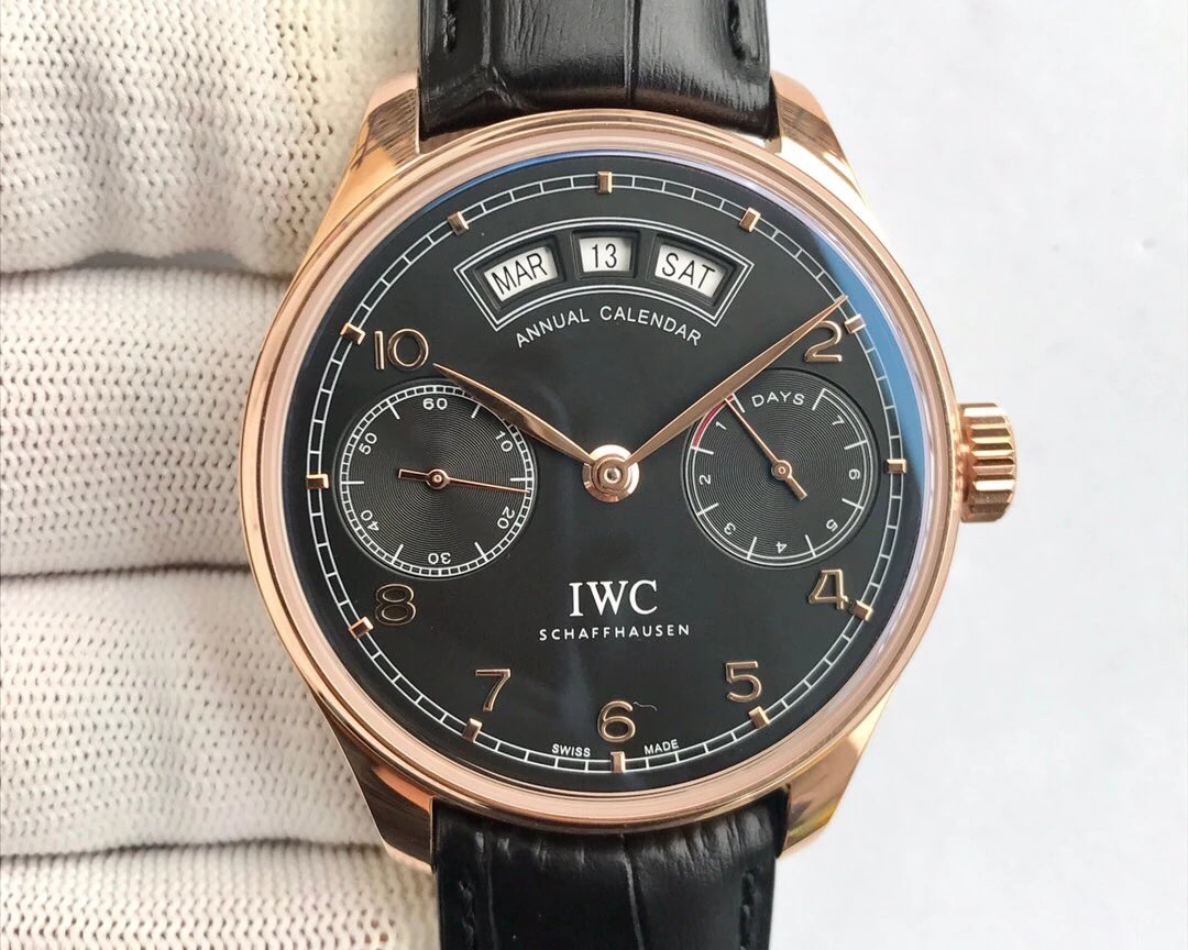 万国IWC葡萄牙万年历腕表系列机械男表镜 万国葡萄牙复刻手表哪个好
