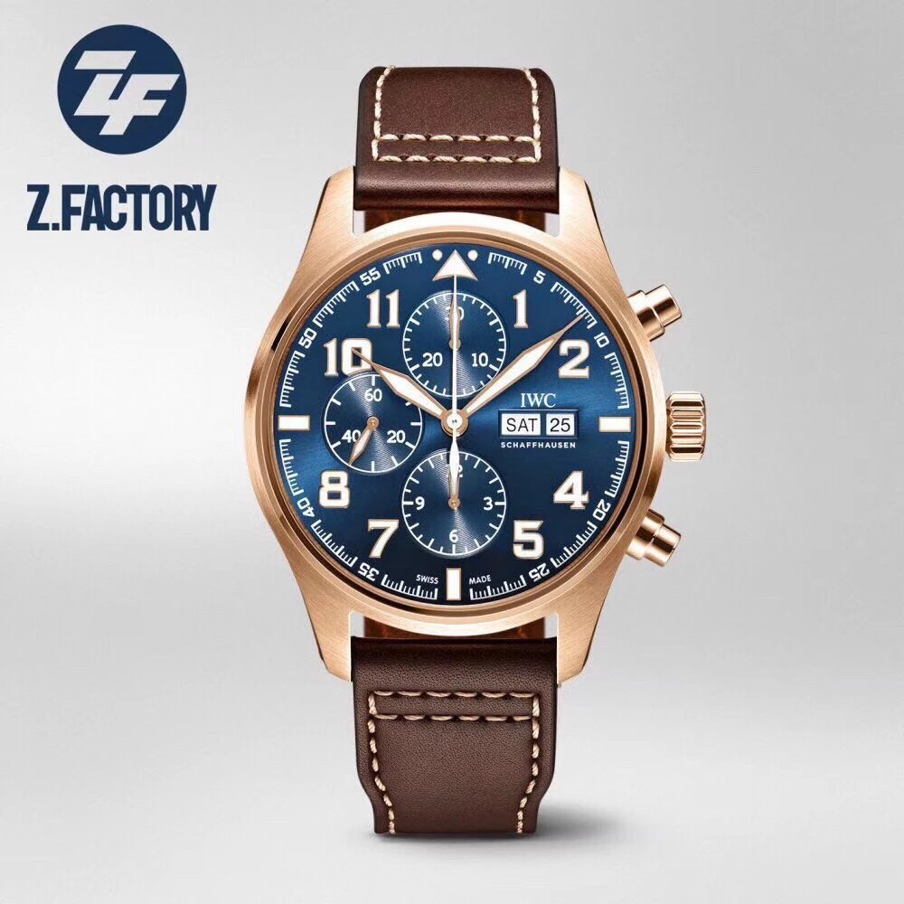 ZF出品万国IWC3777飞行员计时系列皮带男 高仿万国飞行员一比一手表