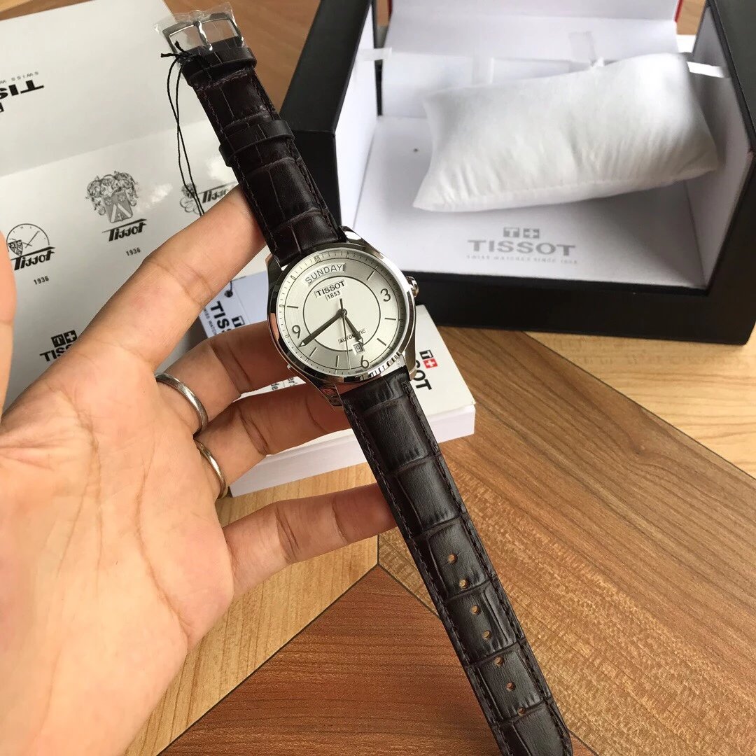 原单正品Tissot天梭经典唯意系列自动手表 卖复刻表的说有原单