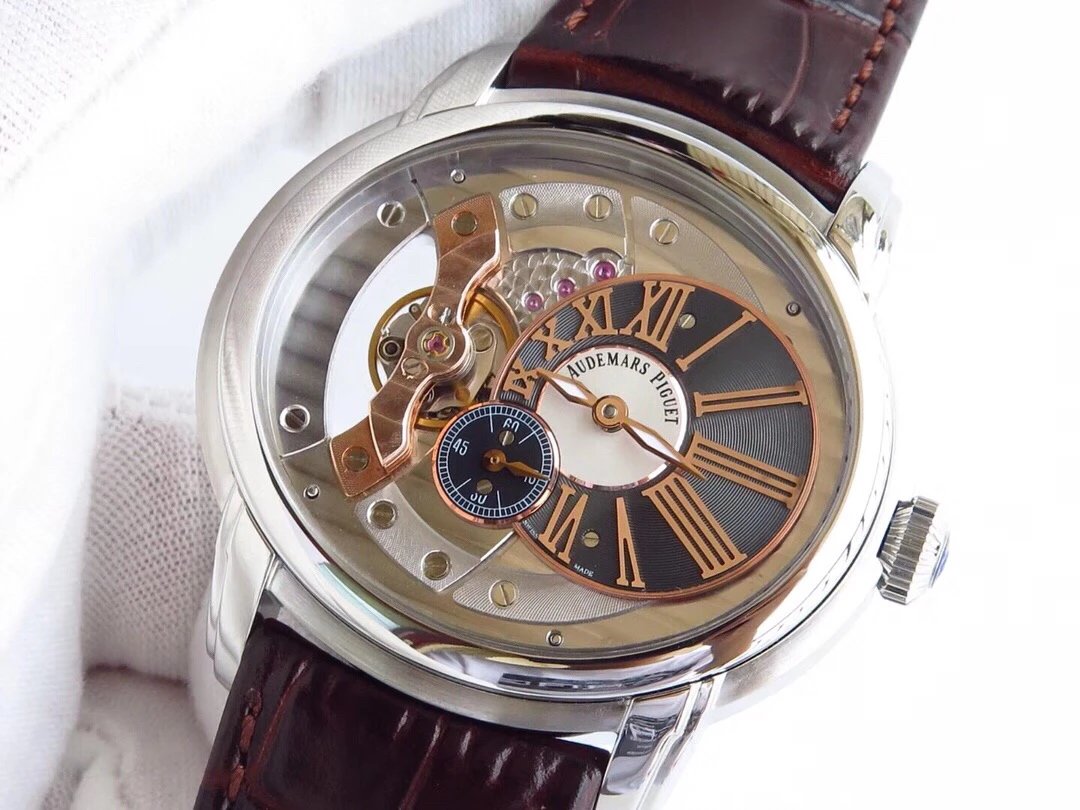 V9爱彼千禧系列15350款男装腕表，一款上手才知道靓的耐看型手表。