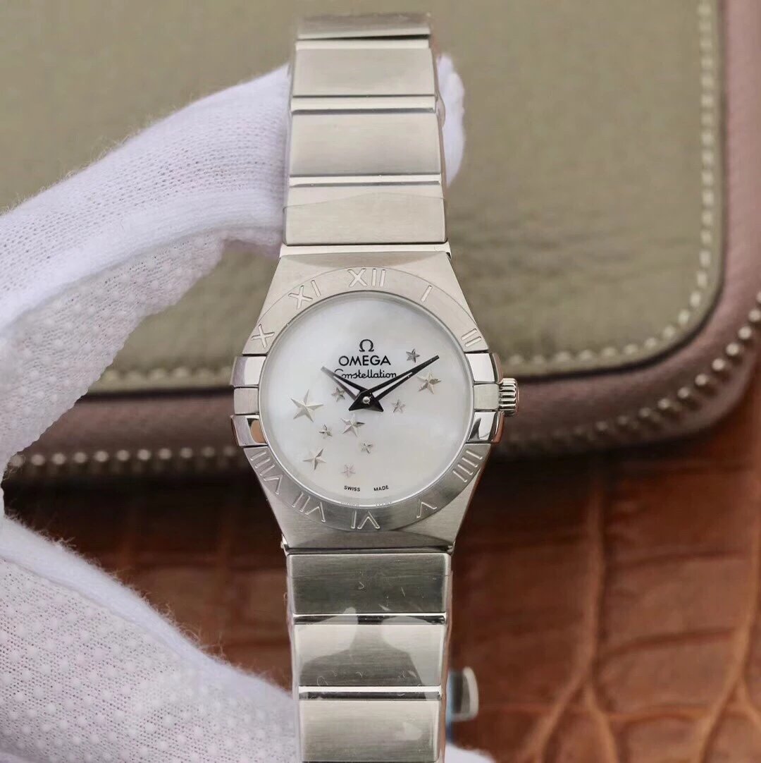 TW欧米伽女款星座系列27mm石英腕表，每个零件都是原装一比一开模。