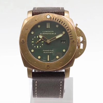 ZFv4沛纳海pam00382青铜p9000机史泰龙敢死队2同款尺寸47x17.5mm的 沛纳海复刻表最好的手表