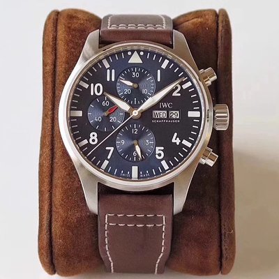 zf厂出品万国飞行员系列3777出货皮带钢带镀 成都高端复刻手表万国飞行员系列
