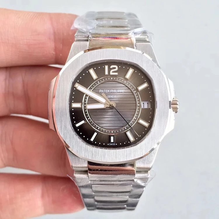 JJ最高品质版本PP百达翡丽鹦鹉螺7011玫瑰金的 仿百达翡丽鹦鹉螺手表