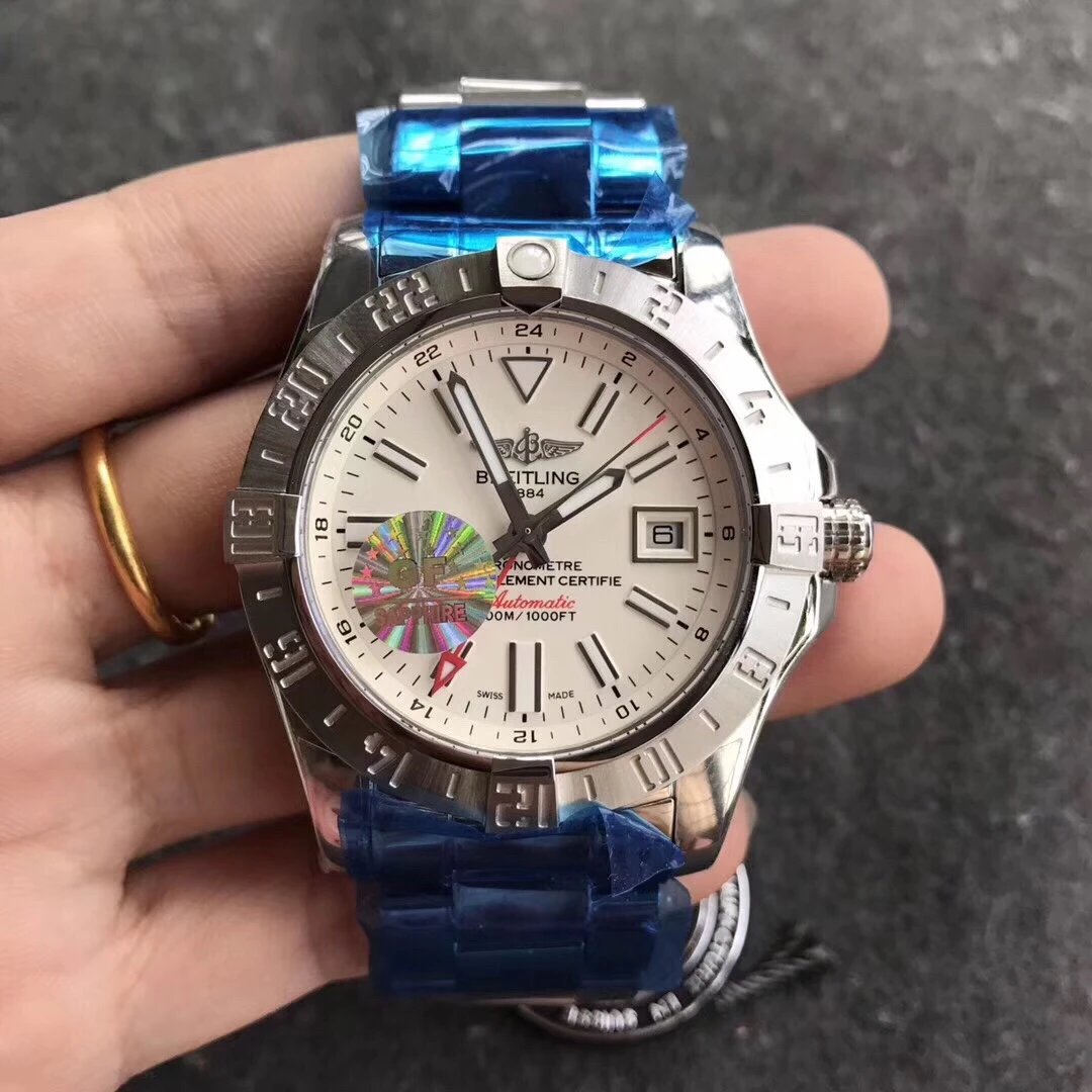 GF厂百年灵复仇者二代世界时间腕表，一比一开模，带GMT两地时功能