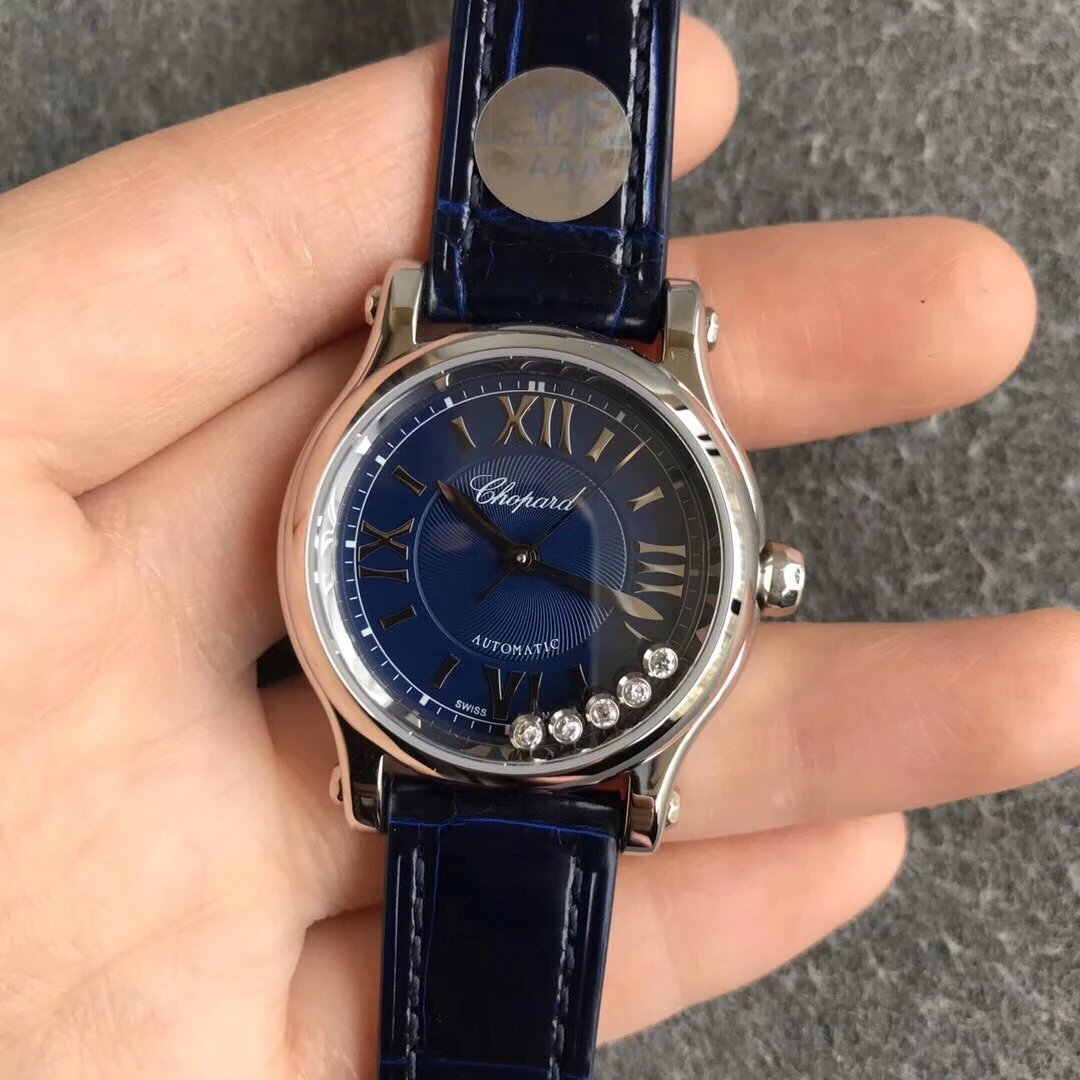 YF新力作，萧邦快乐钻石30mm机械款女表、手表