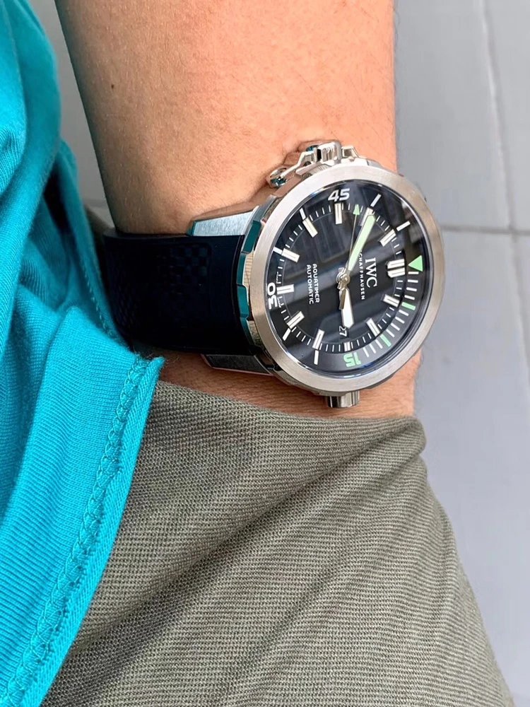 V6臻品：IWC万国表海洋时计系列IW329001腕表（橡胶，42毫米）手表、男表、机械表、包邮