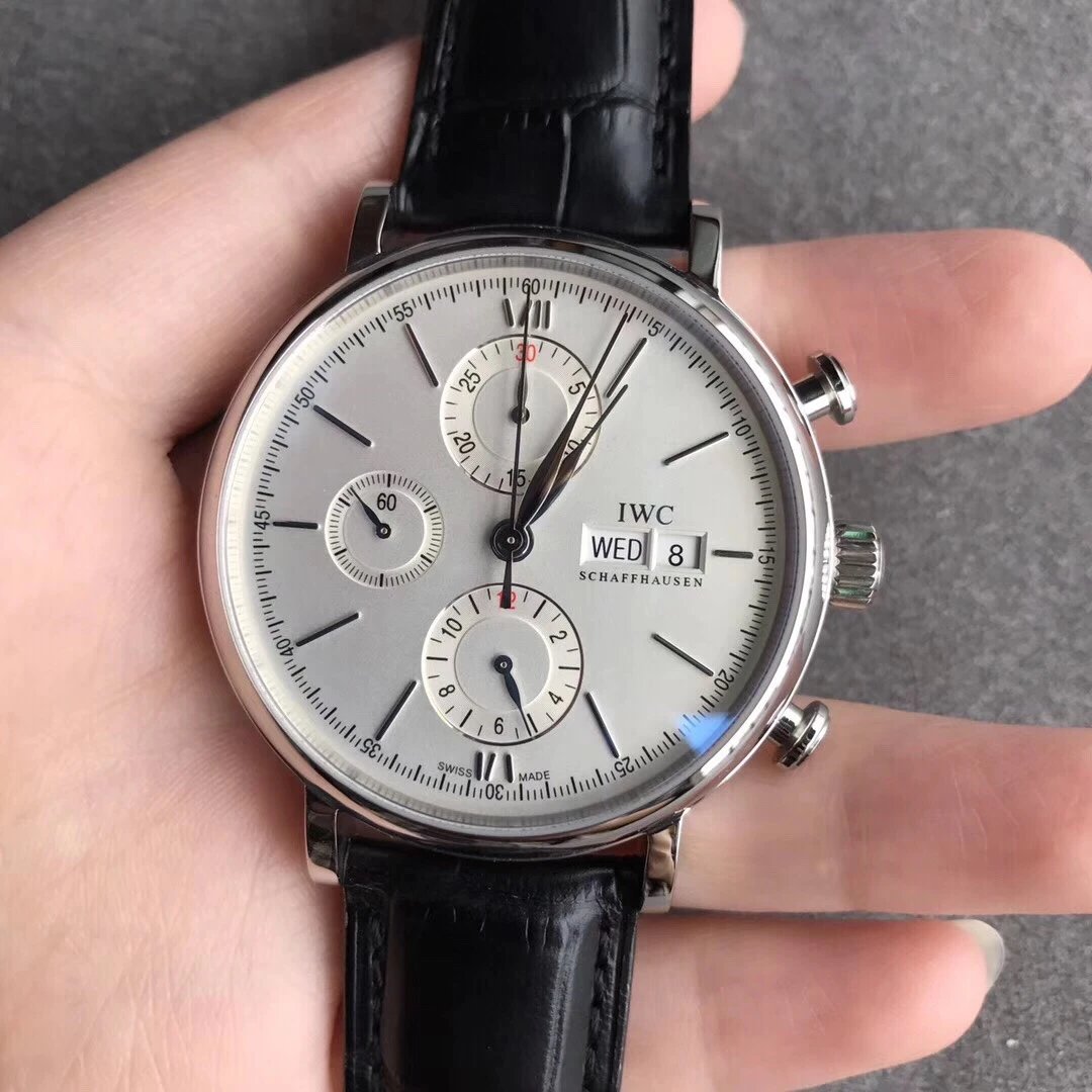 ZF厂万国柏涛菲诺计时手表男机械表包邮，尺寸一比一，修正其他版本的不足